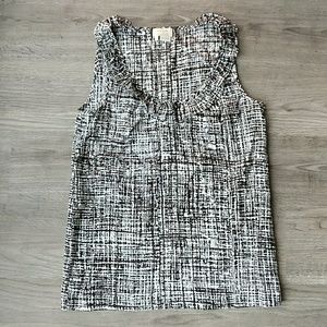 Classy Kate Spade Silk Blend Shell W/ Ruffle Sz 0